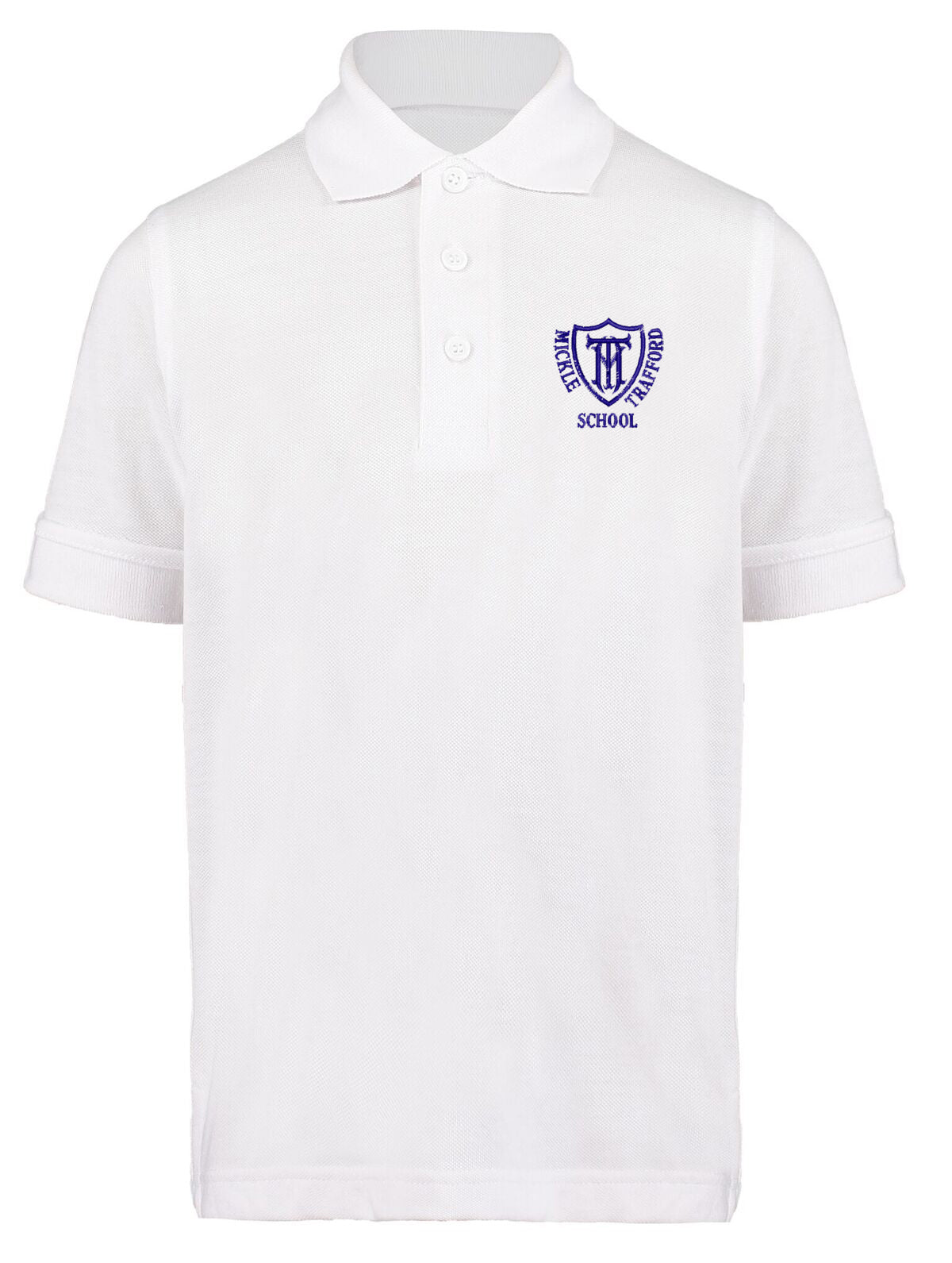 Embroidered Polo Shirt – White - Your School Uniform Shop