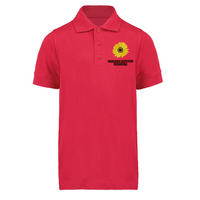 Premium Embroidered Polo Shirt - Red - Guilden Sutton Primary School