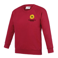 Value Embroidered Sweatshirt - Red - Guilden Sutton Primary School
