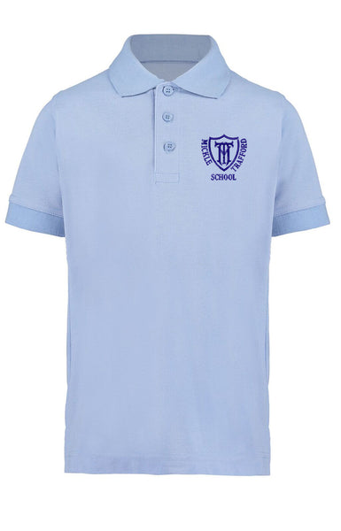 Embroidered Polo Shirt - Sky Blue - Your School Uniform Shop