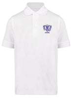 Embroidered Polo Shirt – White - Your School Uniform Shop