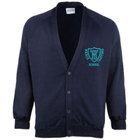 Embroidered Cardigan - Navy - Your School Uniform Shop