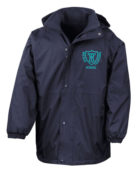 Embroidered Reversible Coat - Navy - Your School Uniform Shop