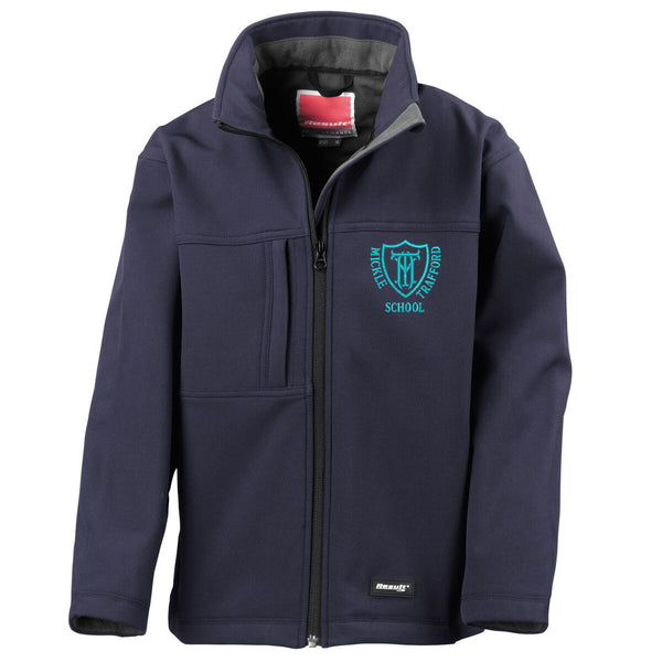Embroidered Soft Shell Coat - Navy - Your School Uniform Shop
