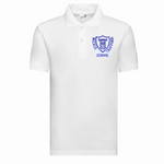 Value Embroidered Polo Shirt – White - Mickle Trafford Primary School