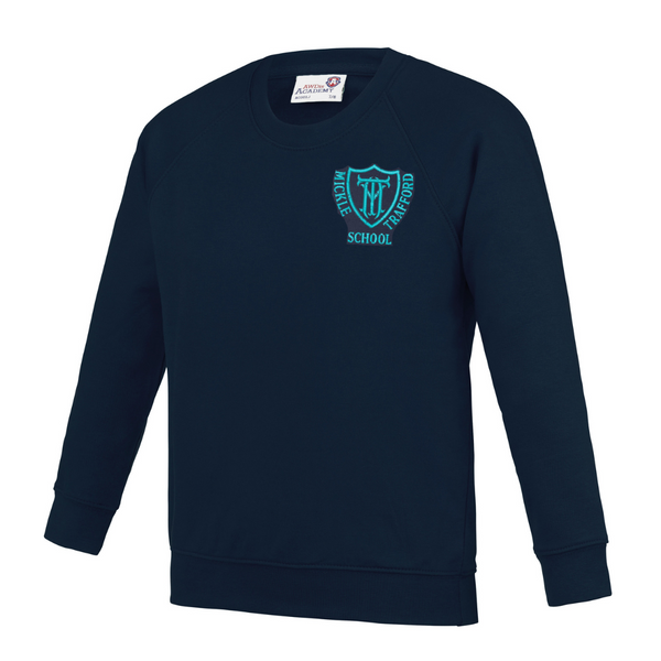 Value Embroidered Sweatshirt - Navy - Mickle Trafford Primary School