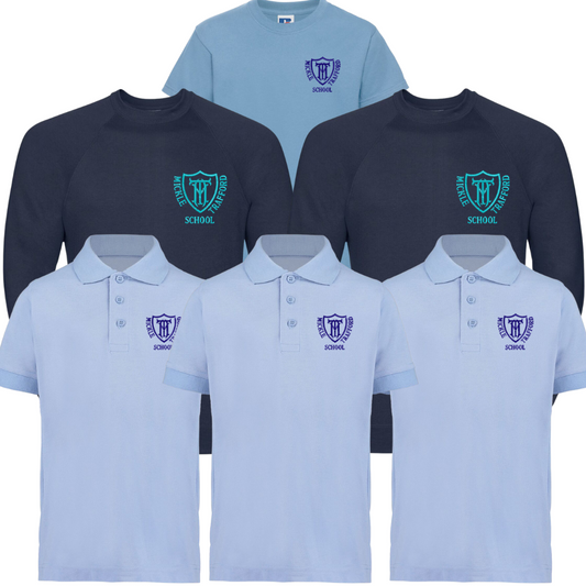 Premium Uniform Bundle - Sky Blue/Navy - Mickle Trafford