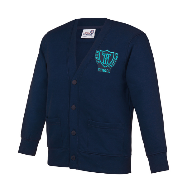 Value Embroidered Cardigan - Navy - Mickle Trafford Primary School