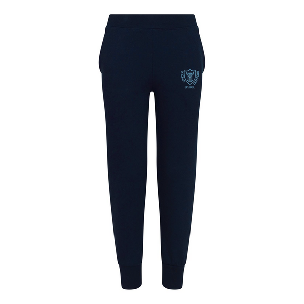 Embroidered Joggers - Navy - Mickle Trafford